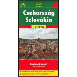 Csehország és Szlovákia autótérkép - Freytag-Berndt