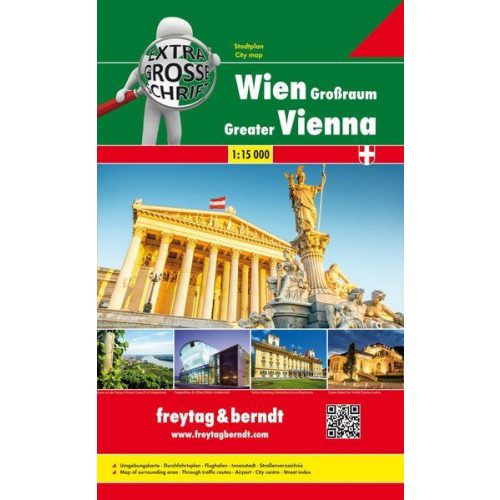 Bécs és környéke óriásatlasz - Freytag-Berndt