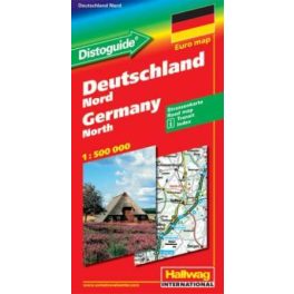 Észak-Németország autótérkép - Hallwag