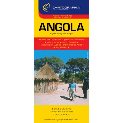 Angola térkép - Cartographia