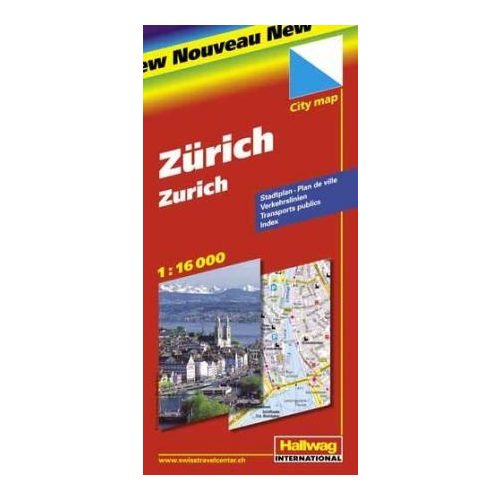 Zürich térkép - Hallwag