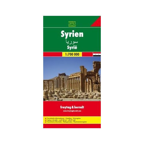 Syria, travel map - Freytag-Berndt
