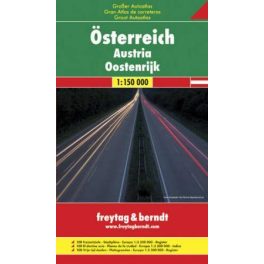 Austria, road atlas and CD - Freytag-Berndt