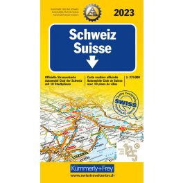 Svájc autótérkép - Kümmerly + Frey