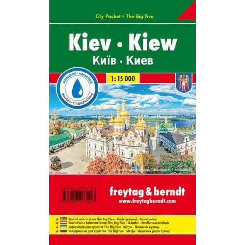 Kiev, city plan - Freytag-Berndt