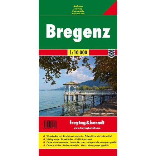 Bregenz, city map - Freytag-Berndt