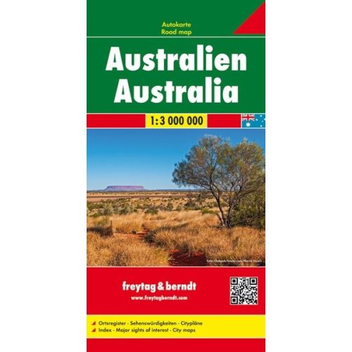 Australia, travel map - Freytag-Berndt