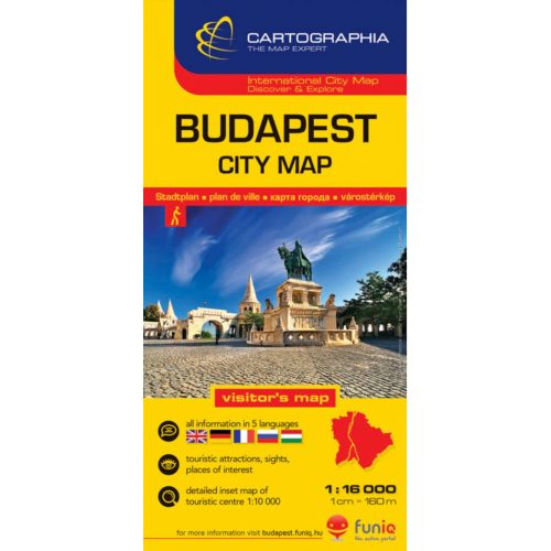 Budapest City térkép - Cartographia
