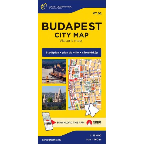 Budapest City map - Cartographia