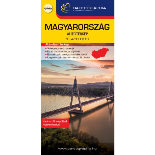 Hungary Extra, travel map - Cartographia