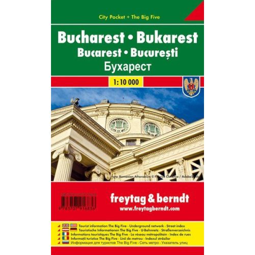 Bukarest zsebtérkép - Freytag-Berndt