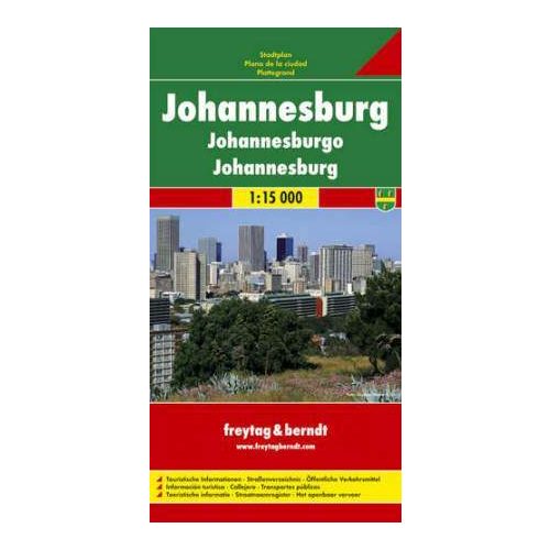 Johannesburg várostérkép - Freytag-Berndt