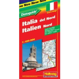Észak-Itália autótérkép - Hallwag