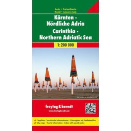 Karintia & Észak-Adria autótérkép - Freytag-Berndt