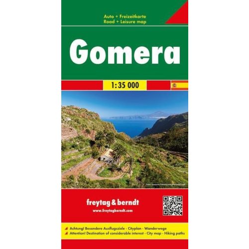 Gomera, travel map - Freytag-Berndt