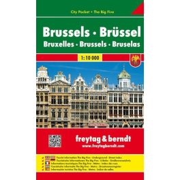 Brussels, pocket map - Freytag-Berndt