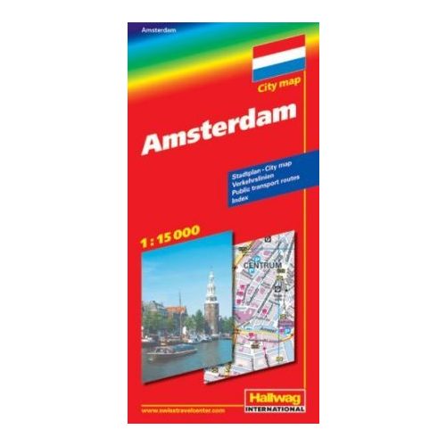 Amszterdam térkép - Hallwag
