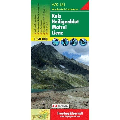Kals, Heiligenblut, Matrei, Lienz turistatérkép (WK 181) - Freytag-Berndt
