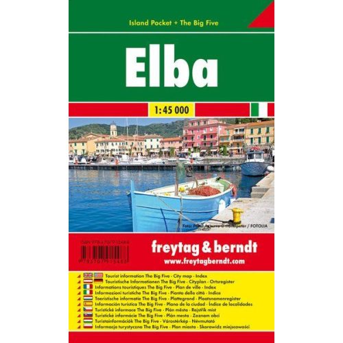Elba, travel map - Freytag-Berndt