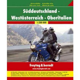   Germany (South), Austria (West) & Italy (North), motor biking atlas - Freytag-Berndt