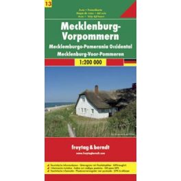 Mecklenburg & Western Pomerania, travel map - Freytag-Berndt