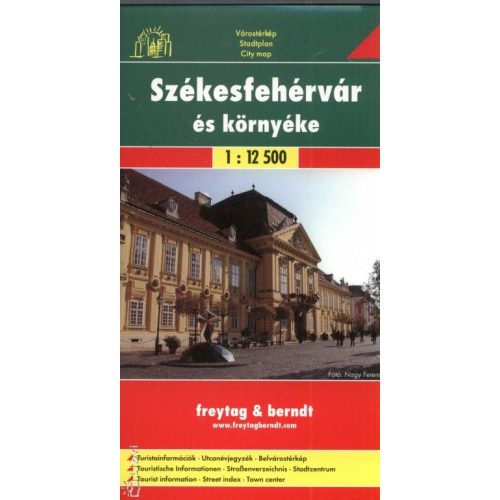 Székesfehérvár, city plan - Freytag-Berndt