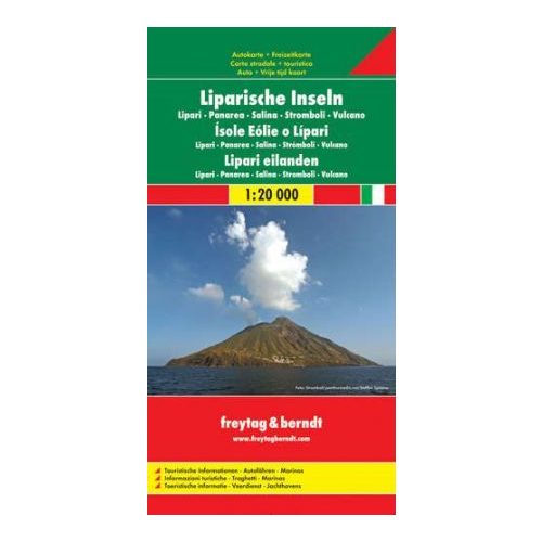 Lipari-szigetek autótérkép - Freytag-Berndt