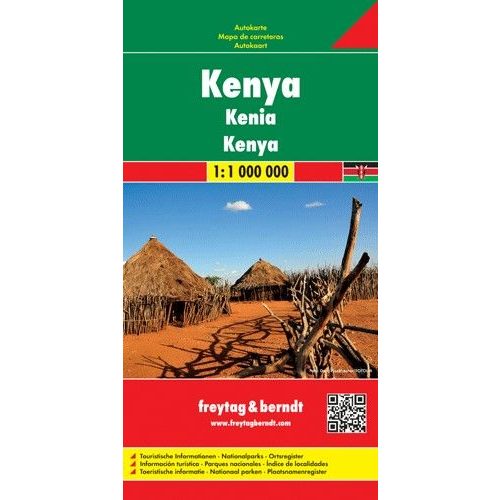 Kenya, travel map - Freytag-Berndt