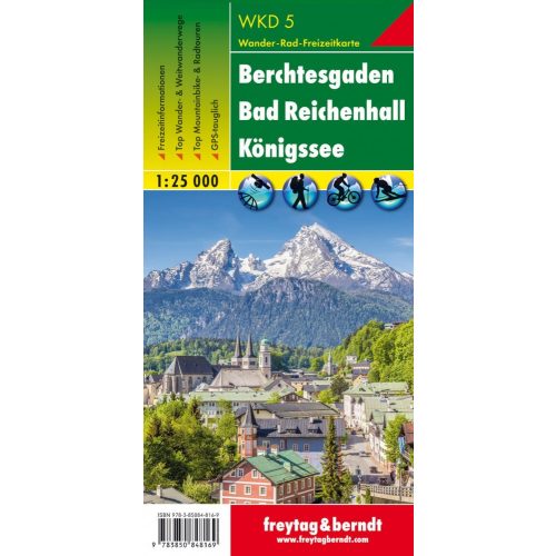 Berchtesgaden, Bad Reichenhall, Königssee turistatérkép (WKD 5) - Freytag-Berndt