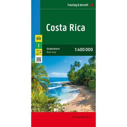Costa Rica, travel map - Freytag-Berndt