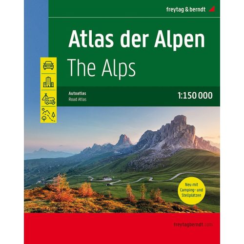 The Alps, travel atlas - Freytag-Berndt