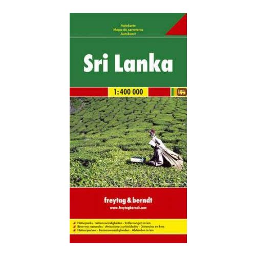 Sri Lanka autótérkép - Freytag-Berndt