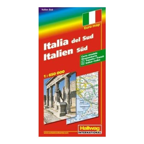 Dél-Itália autótérkép - Hallwag