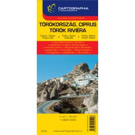 Turkey, Cyprus & Turkish Riviera, travel map - Cartographia