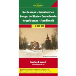 Észak-Európa autótérkép - Freytag-Berndt