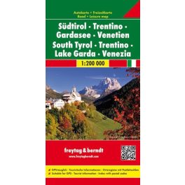   Dél-Tirol, Trentino, Garda-tó, Veneto autótérkép - Freytag-Berndt