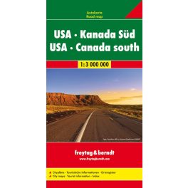 USA, Dél-Kanada autótérkép - Freytag-Berndt