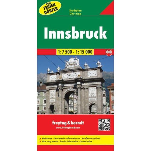 Innsbruck, city map - Freytag-Berndt