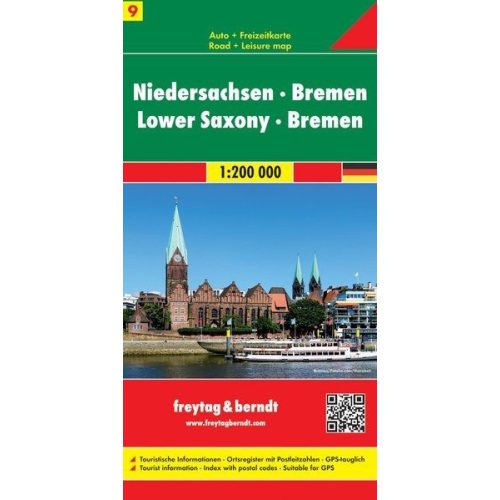 Lower Saxony & Bremen, travel map - Freytag-Berndt