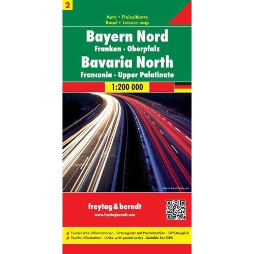 Bavaria (North), travel map - Freytag-Berndt