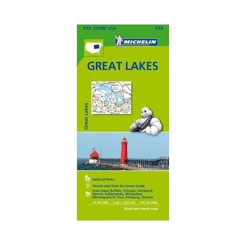 Great Lakes, travel map - Michelin