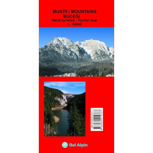 Bucegi Mountains, hiking map - Bel Alpin
