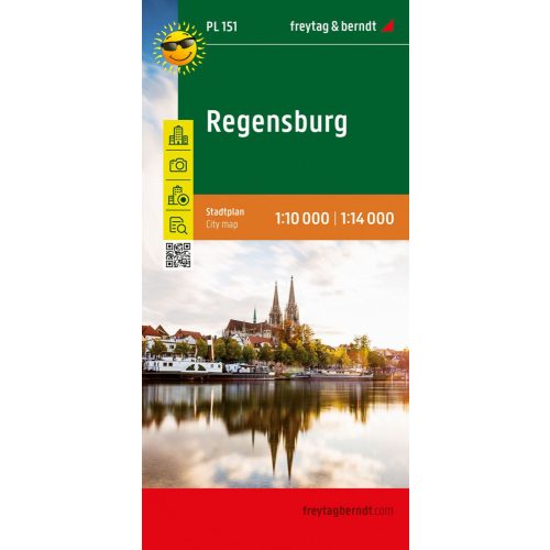Regensburg várostérkép - Freytag-Berndt