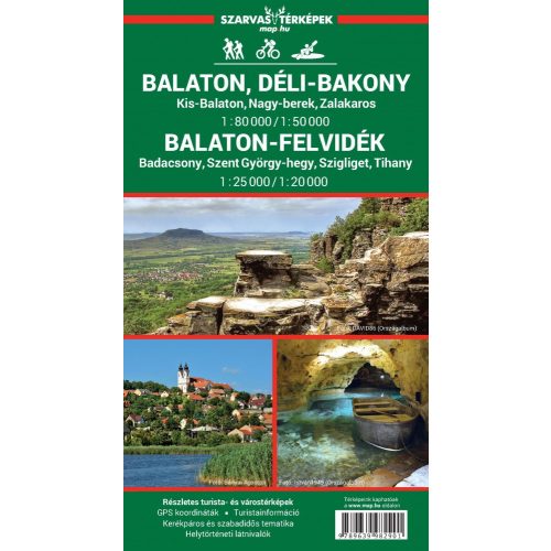 Lake Balaton & Balaton Highlands, hiking map - Szarvas & Faragó