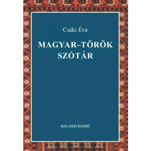 Magyar-török szótár - Balassi Kiadó