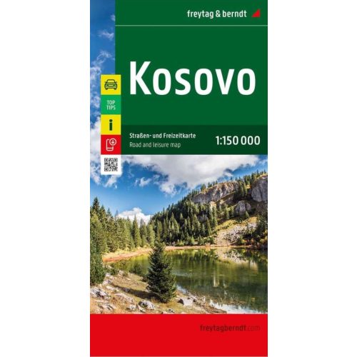 Kosovo, travel map - Freytag-Berndt Top 10 Tips