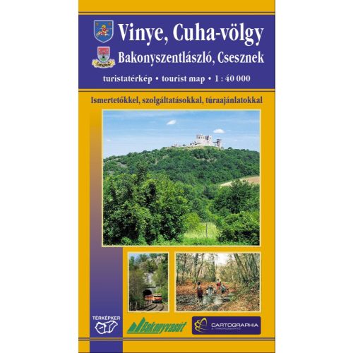 Vinye, Cuha-völgy turistatérkép - Térképker