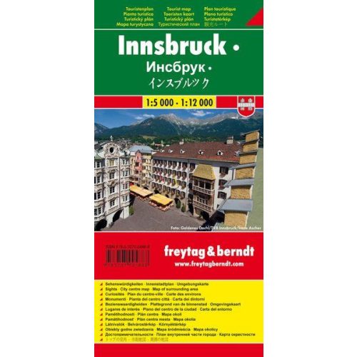Innsbruck zsebtérkép - Freytag-Berndt