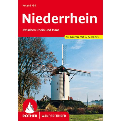 Lower Rhine, hiking guide in German - Rother
