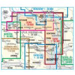 Danube Bend, watersports map - Szarvas & Cartographia